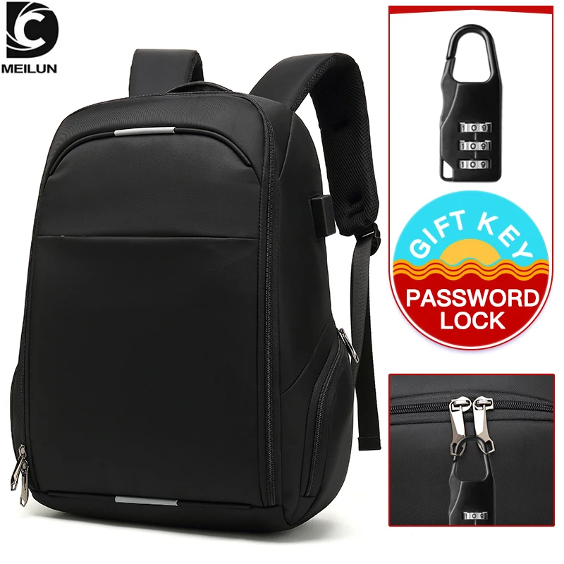 Мужской рюкзак DC.meilun водонепроницаемый для ноутбука 15 6 дюйма мужской