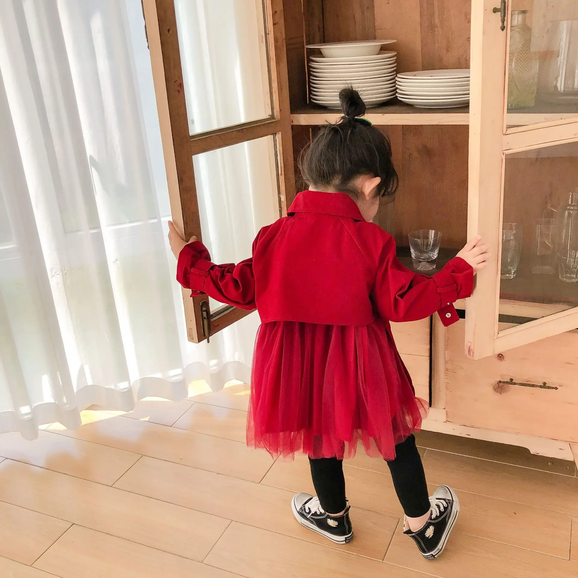 Весеннее Новое поступление повседневная хлопковая юбка из гренадина в Корейском