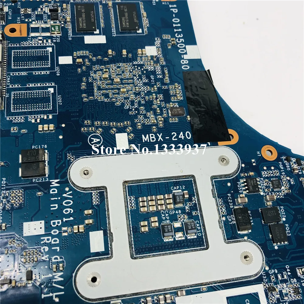 Материнская плата для ноутбука SONY Vaio VPCCA VPCCB Series MBX-240 A1830928A MBX-240 V061 1P-0113J01-8011 HM65