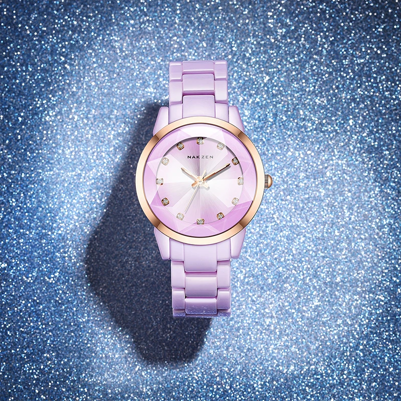 NAKZEN Quartz Watch for Women Life Waterproof Wristwatch Luxury Montre Femme White Watch Gifts for Women Casual Relojes De Mujer enlarge