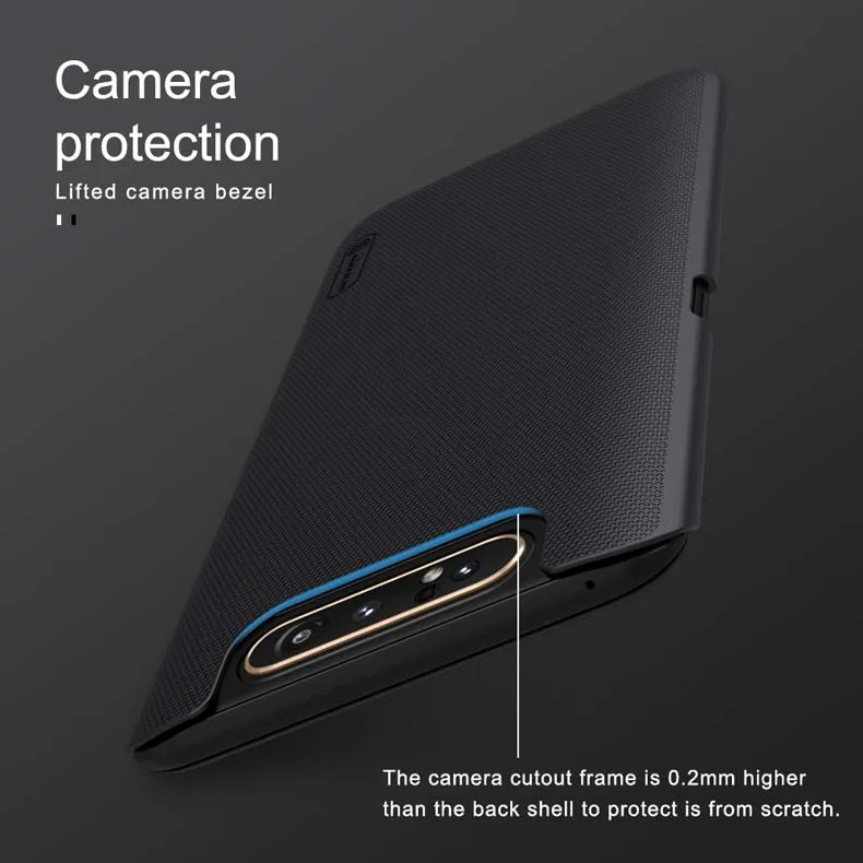 Чехол для samsung Galaxy A80 A90 чехол NILLKIN Супер Матовый Защитный пластиковый жесткий чехол для телефона samsung Galaxy A80 A90 с подарком