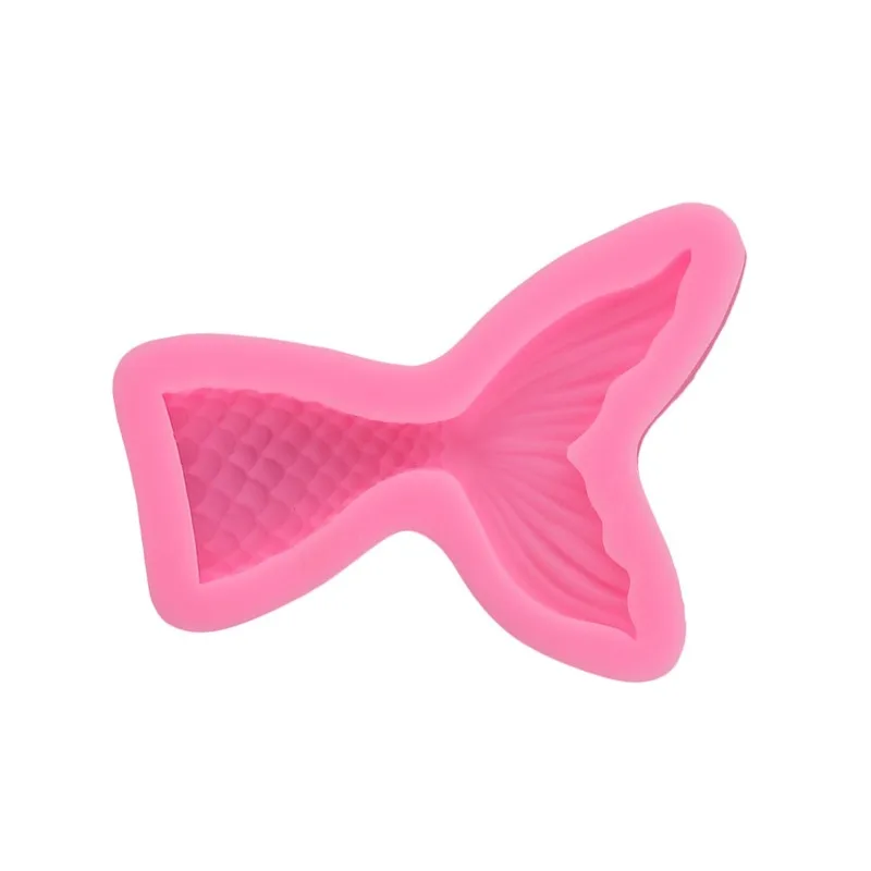 

Homemade fish tail silicone mold Mermaid Shell Conch Liquid Cake Decoration Fudge Chocolate Pudding Jelly Mold Easy to demold