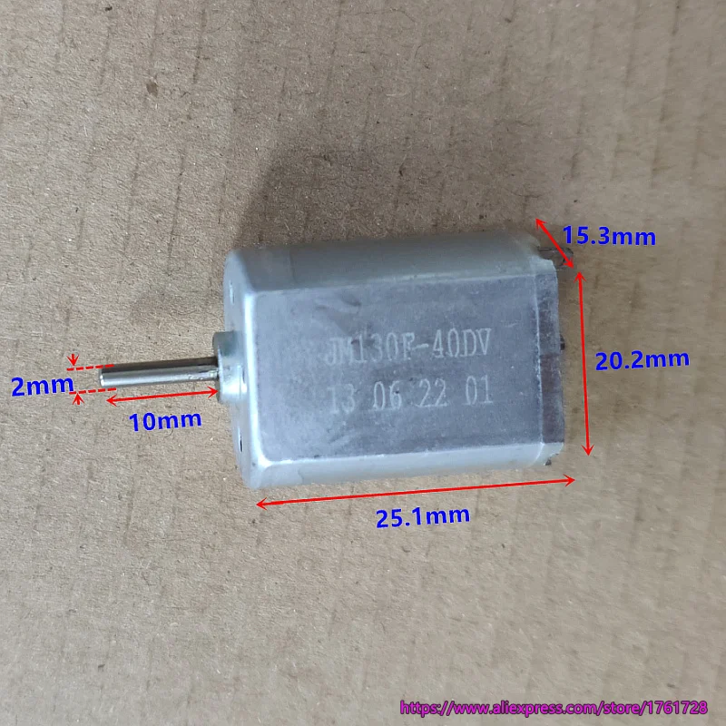 Абсолютно Новый FF 130SH 12V 5400 об/мин 130 микро двигатель постоянного тока от 3 до 12 лет