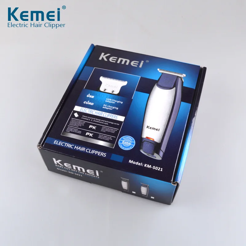 

KEMEI KM-5021 Hair Clipper 3W 3 In 1 Electric Hair Trimmer Professional Hair Cutting USB Plug Charging Beard Trimmer