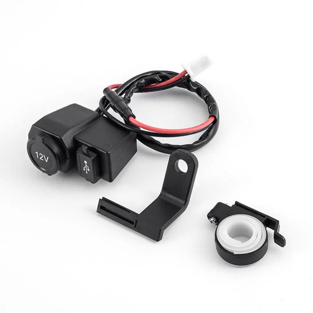 

Usb Charger Motorcycle Quick Charge Plug Kit 3.1A Voltage Temperature Display Cable Switch On/Off Waterproof Usb 12V