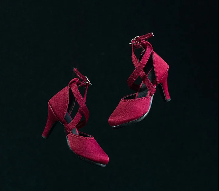 Lacquer red Новинка; пикантные туфли на высоком каблуке; цвет Леопардовый, красный, белый; модель 1/3 года; обувь для куклы; SD16/10 GR - Цвет: Lacquer red