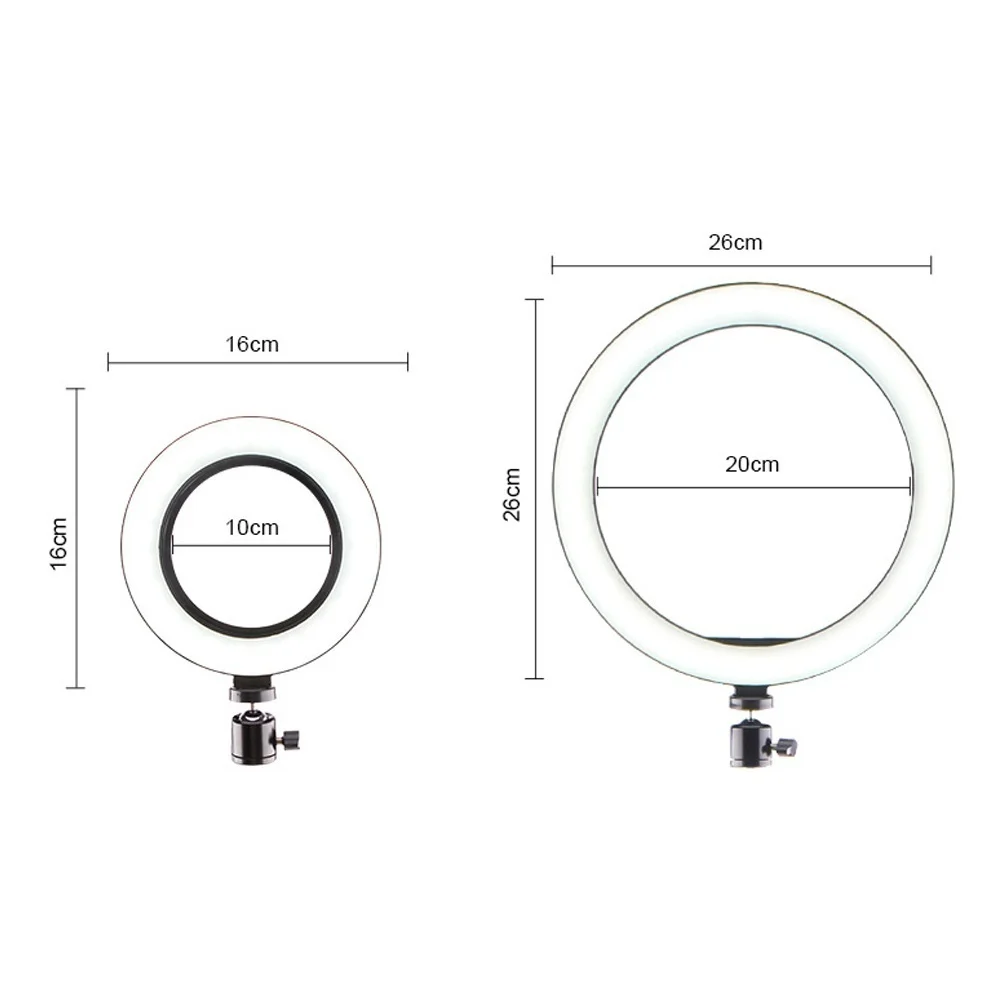 Кольцевой светильник для фотостудии 6 3 дюйма/10 2 дюйма со