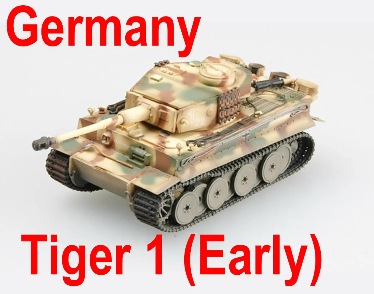

Trumpeter 36211 1/72 German Tiger 1 (Early)-sPzAbt.508 1943 Armored Car Model TH07791-SMT6