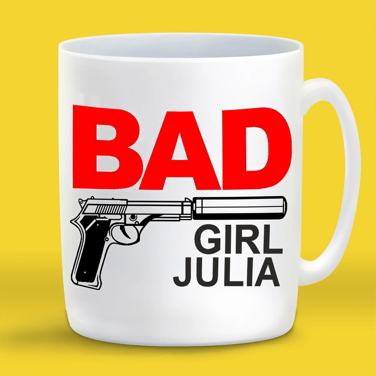 Кружка CoolPodarok Bad Girl Julia