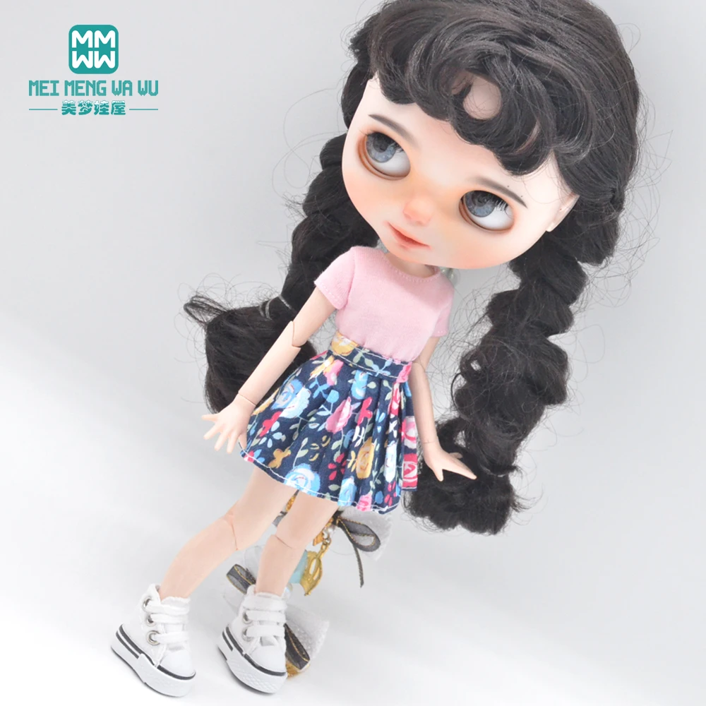 Аксессуары для одежды куклы blyth ob24 ob27 azone модные футболки мини-юбки кожаная обувь |