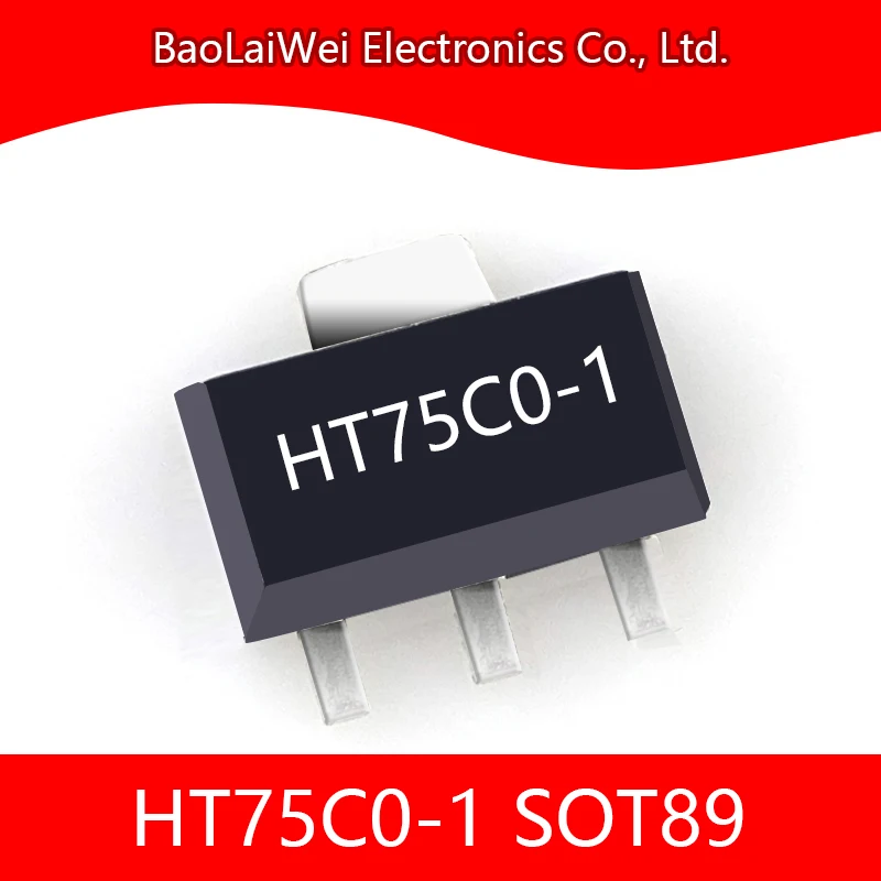 500pcs HT75C0-1  HT75C0-3  HT75C0-7 3SOT89  Electronic Components Active Integrated Circuits 12V voltages stabilizer regulator