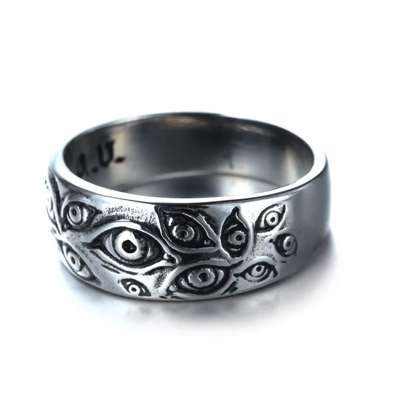 

Retro Fashion Gothic Eye Ring Jewelry Men's Ladies Ring Party Entertainment Jewelry Hip Hop Accessories Gift Wholesale