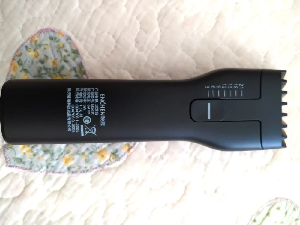 Xiaomi Enchen Boost USB электрическая машинка для стрижки волос с двумя скоростями Керамический Резак для волос быстрая зарядка триммер для волос детский человек