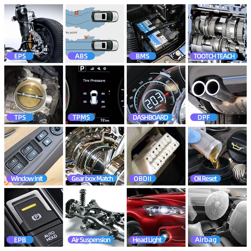 Инструмент сброса масла XTOOL X300P OBD2 ABS/BRT/EPB/TPS/DPF/SRS/TPMS/Инициализация окон/Подушка