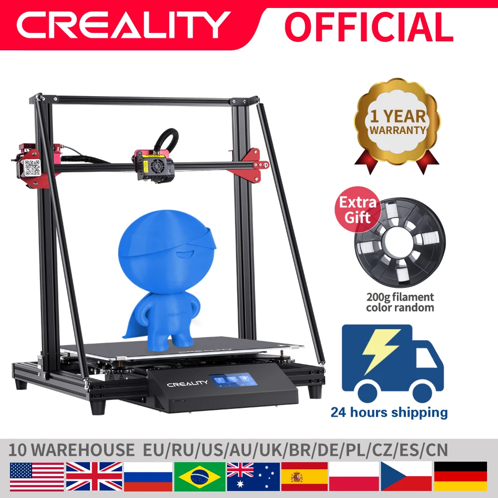 CREALITY 3D CR 10 Max BL автоматический Выравнивающий сенсор принтер 4 3 дюймовый сенсорный