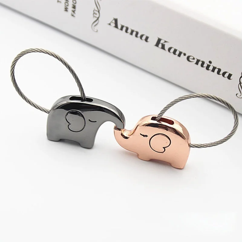 2 шт./компл. пара брелок в форме слона игрушки идея подарок для детей друзья