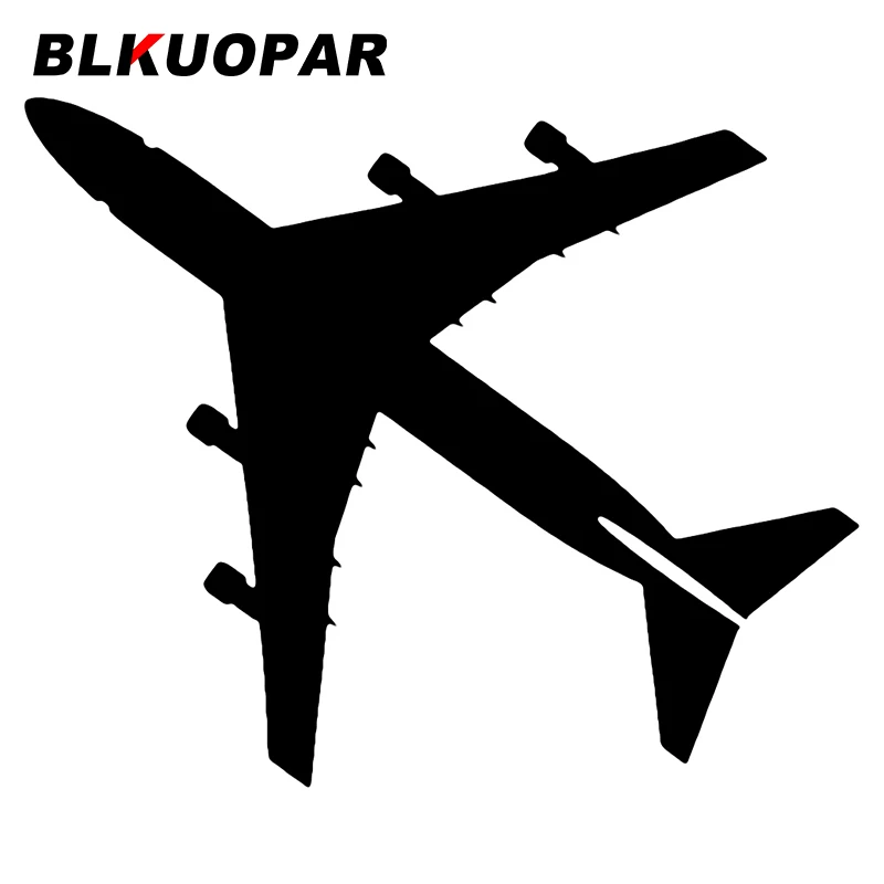

Наклейки BLKUOPAR для самолета, автомобильные Стикеры, Модные индивидуальные наклейки, простой декор для холодильника, лобового стекла, протек...