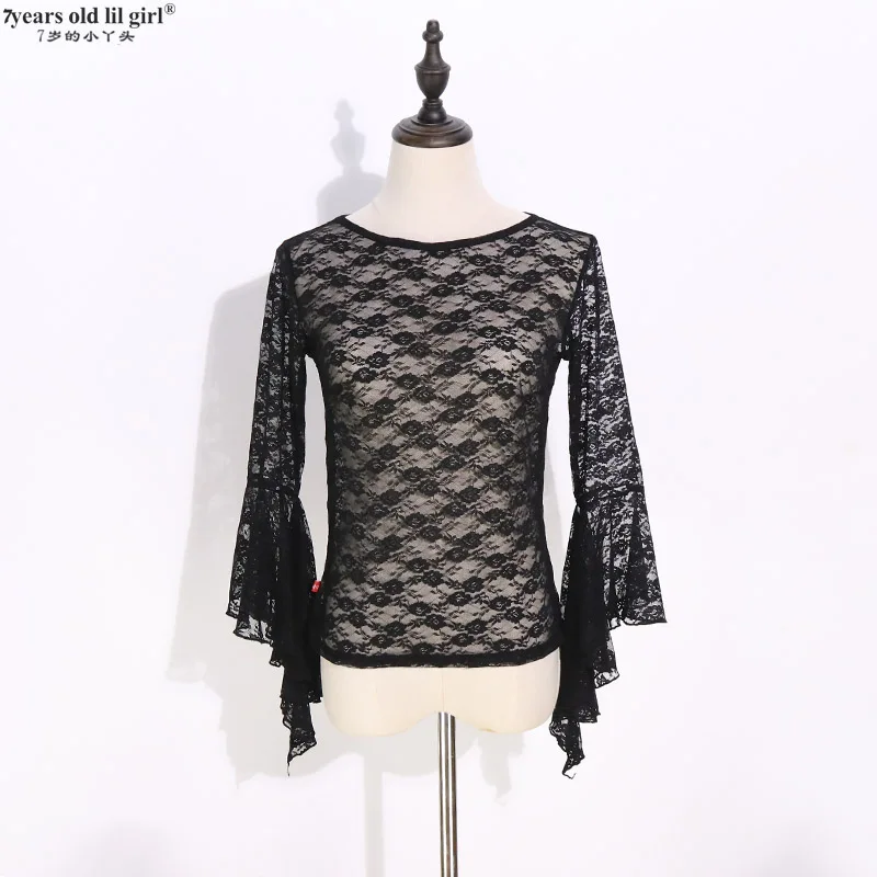 2020 кружевное платье для латинских танцев практика платья Топы фламенко бальных