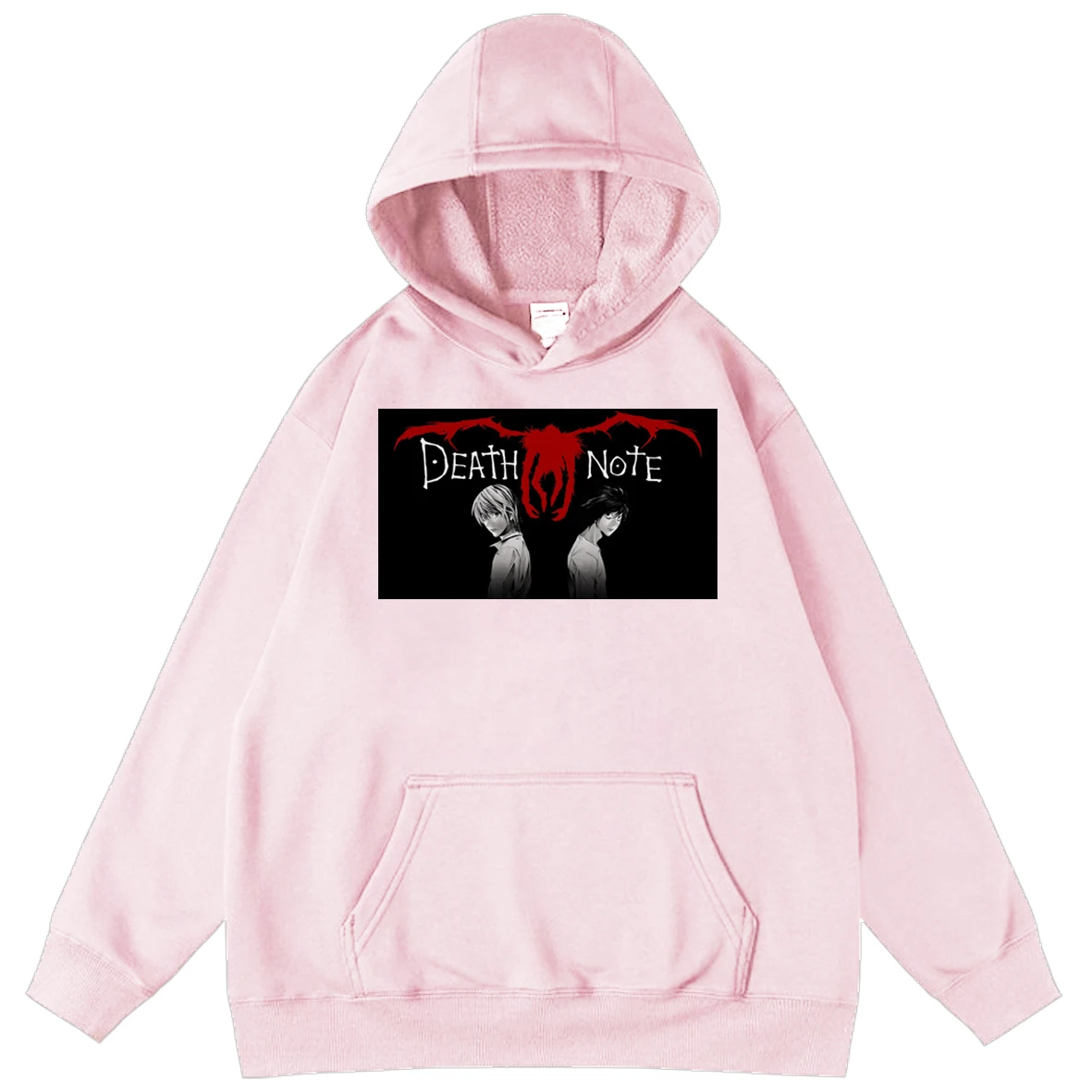 

Death Note Anime Cartoon Casual Loose Men's Oversized Hoodie Sweatshirt Long Sleeve Pullover Kawaii Japanese Harajuku Streetwear
