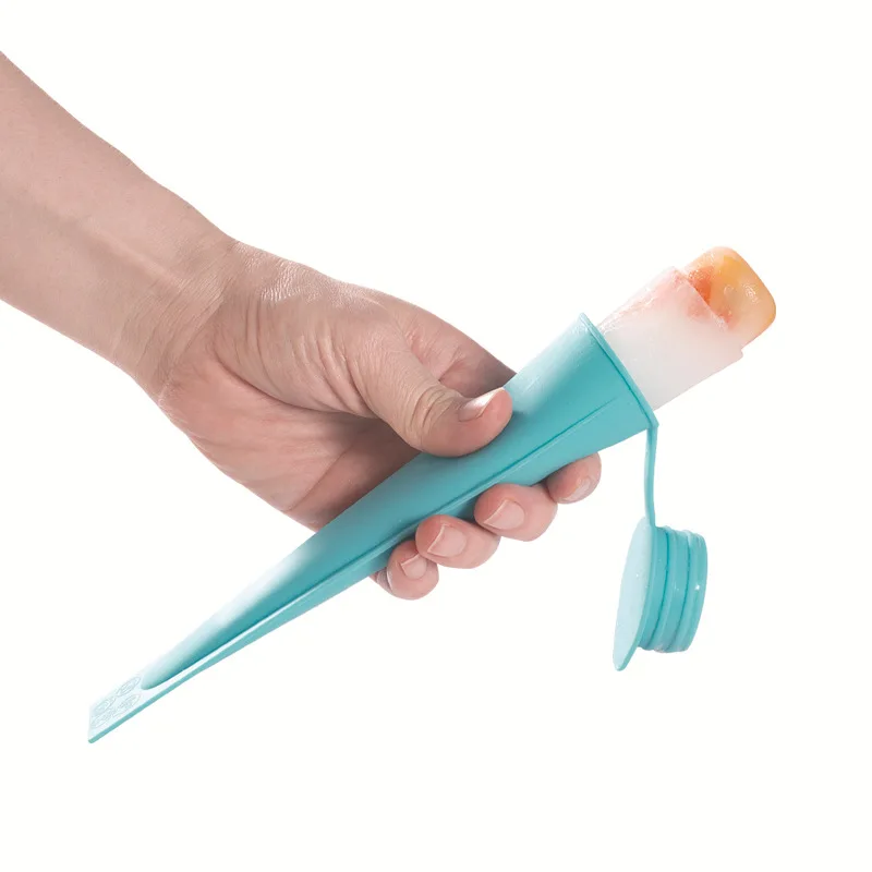 Силиконовая форма для мороженого с крышками цветной поднос приготовления