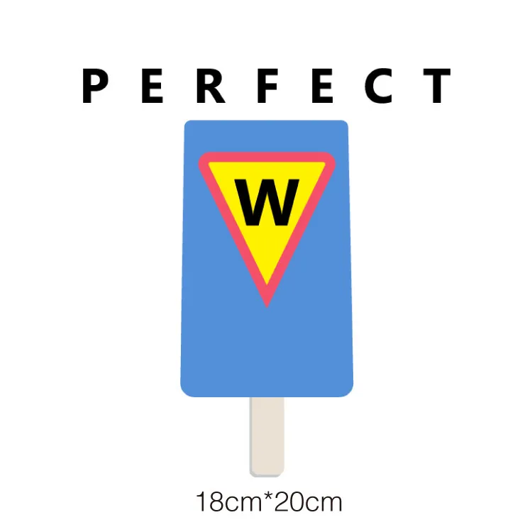 Термоклейкие нашивки с надписью на одежду Симпатичные мороженым