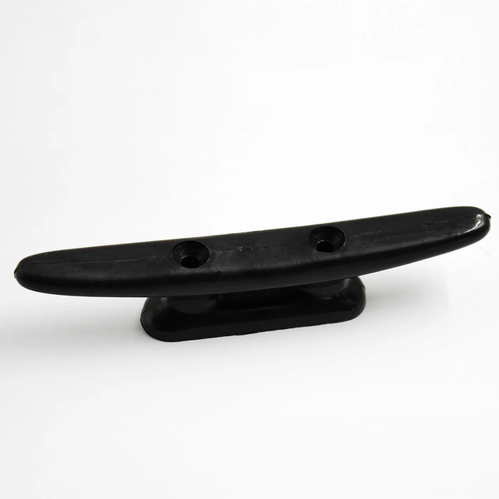 

Marine Boat Cleats Open Base Cleats Marine Grade Nylon Plastic Black 5 inch