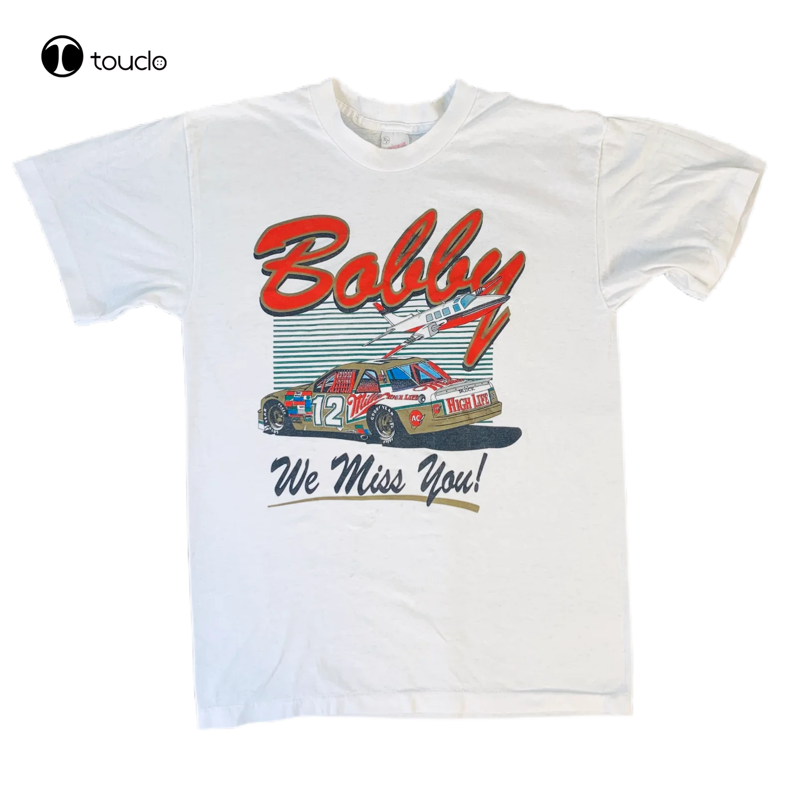 

Vintage Bobby Allison We Miss You! T-Shirt Tee Shirt