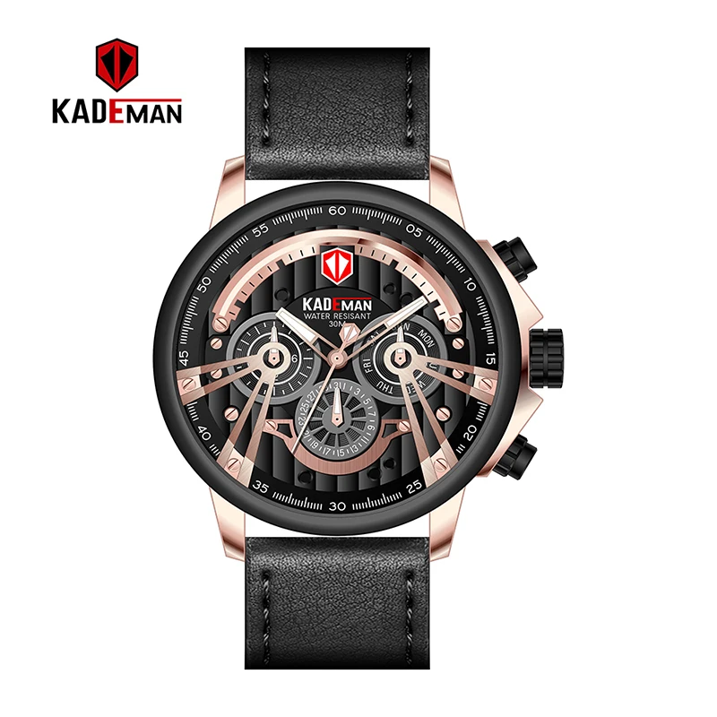 NEW 2020 Men Sport Watch TOP Brand KADEMAN Quartz Waterproof Military Army Wristwatch Male Leisure Clock Relogio Masculino | Наручные