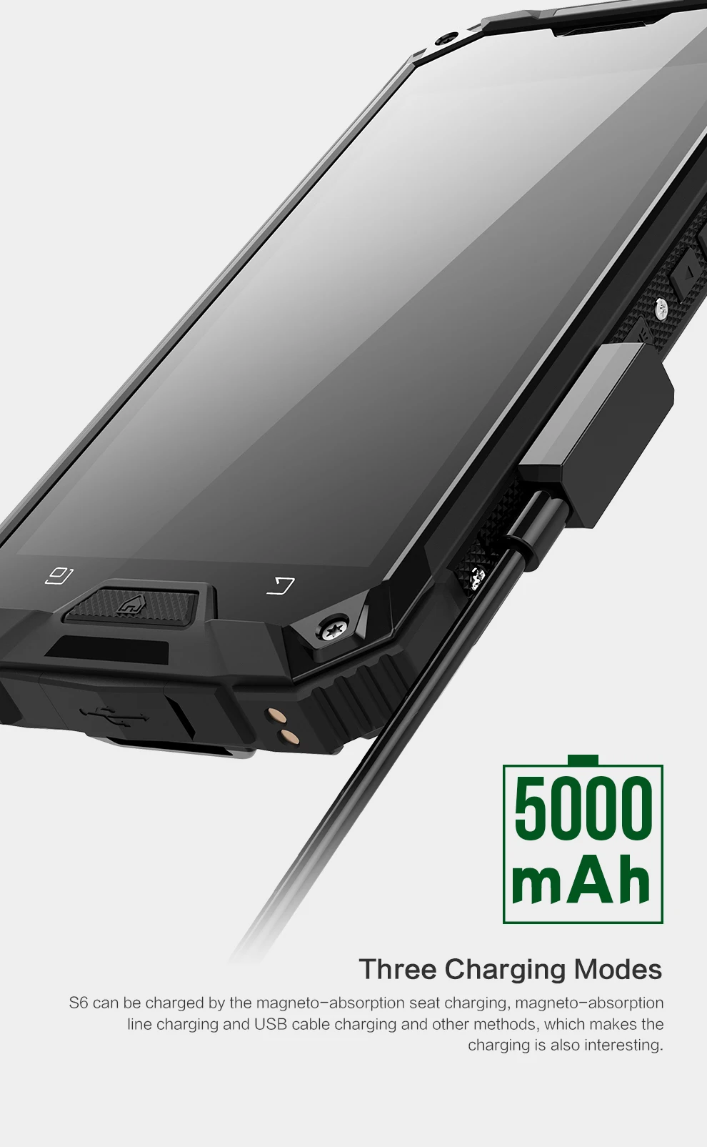 Conquest S6 IP68 прочный мобильный телефон водонепроницаемый телефон 3 Гб ram 32 ГБ rom CAT 4G LTE FDD смартфон+ 2,45 ГГц RFID