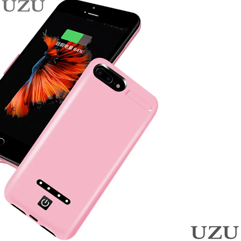 5200mah зарядное устройство чехол для iphone 6 6s 7 8 внешняя портативная беспроводная зарядка для iphone 6 6s 7 8