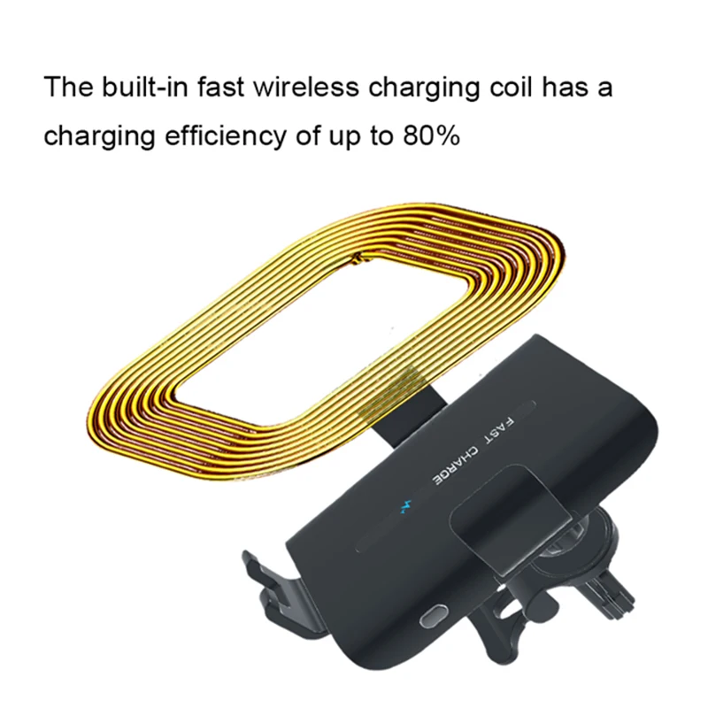 Беспроводное зарядное устройство для автомобиля 20 Вт сенсорный кронштейн |