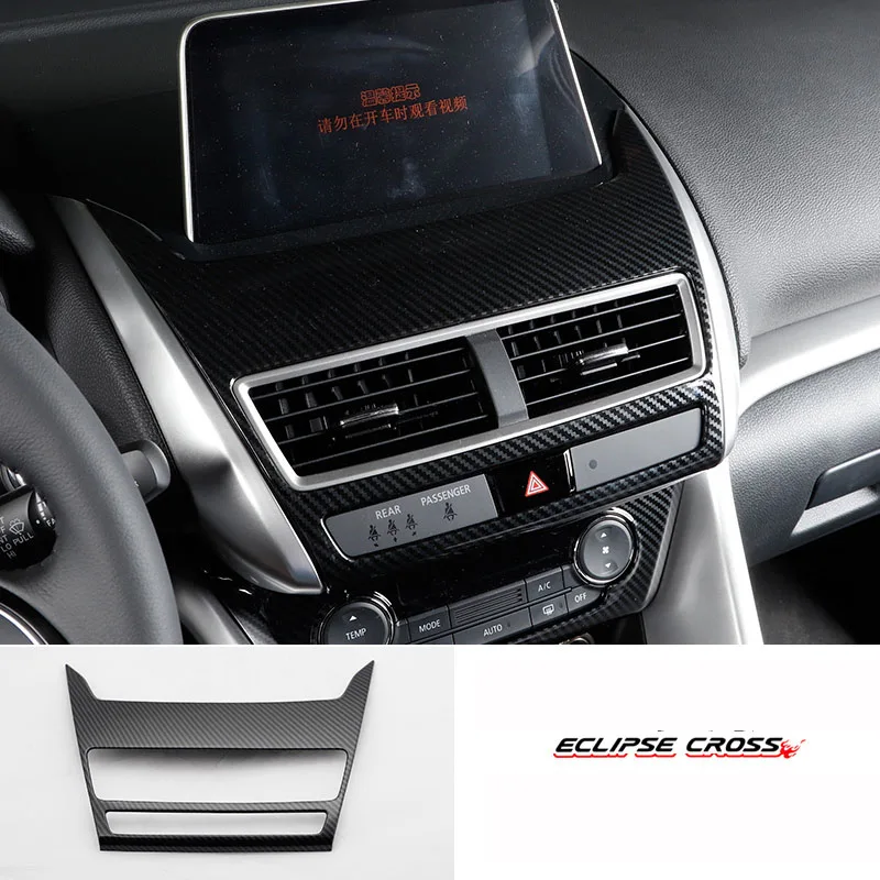 

Украшение панели навигации для приборной панели автомобиля, отделка, рамка, Обложка для Mitsubishi Eclipse Cross 2017 2018 2019, стикер