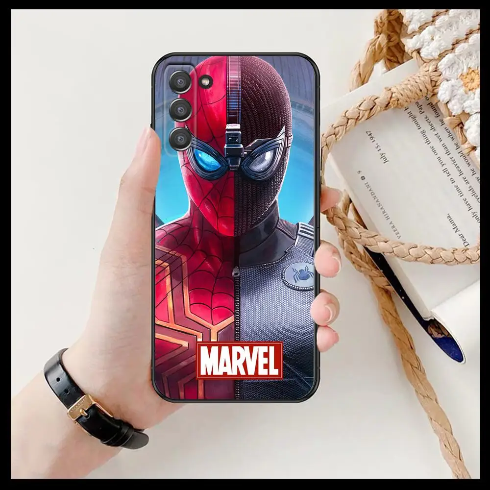 Фото Чехол для телефона my hero Человек-паук корпус для SamSung Galaxy S8 S9 S10E S20 S21 S5 S30 Plus S20 fe 5G Lite Ультрачерный мягкий чехол №3