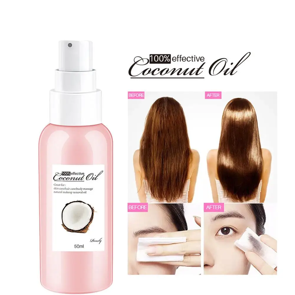 Яркий гламурный натуральный кокос масло эфирное растение волос уход за кожей