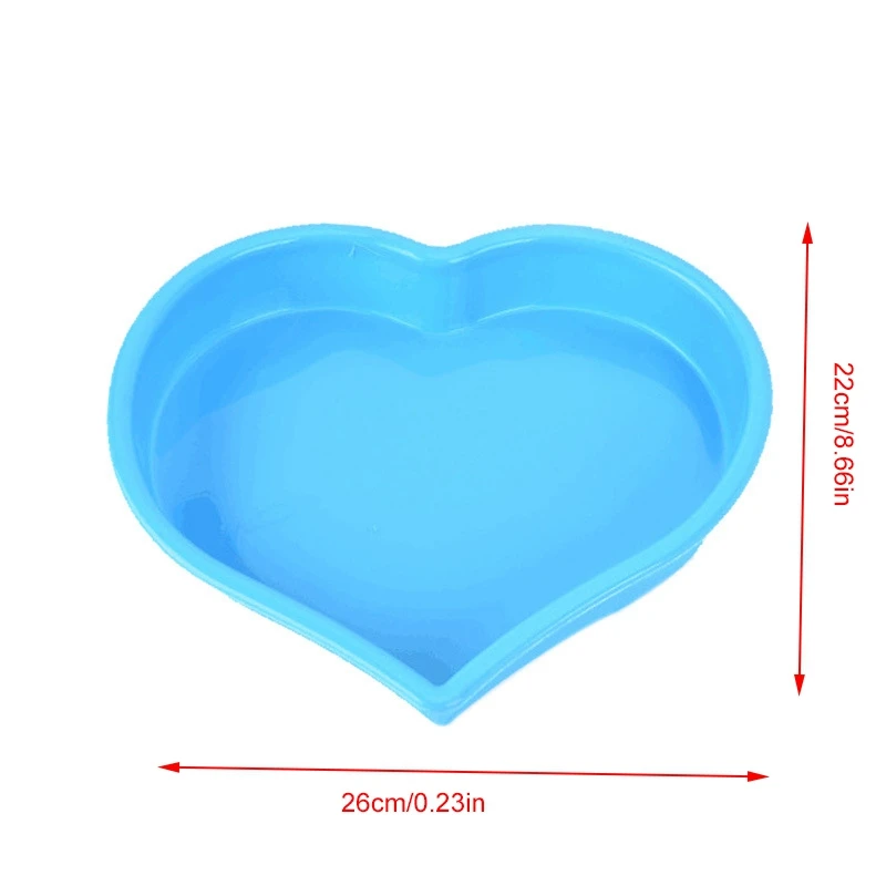 

Heart Shape Cake Mold Durable DIY Silicone Mousse Cake Bread Pastry Baking Mould Nonstick Chocolate Cake Dessert Baking Tool