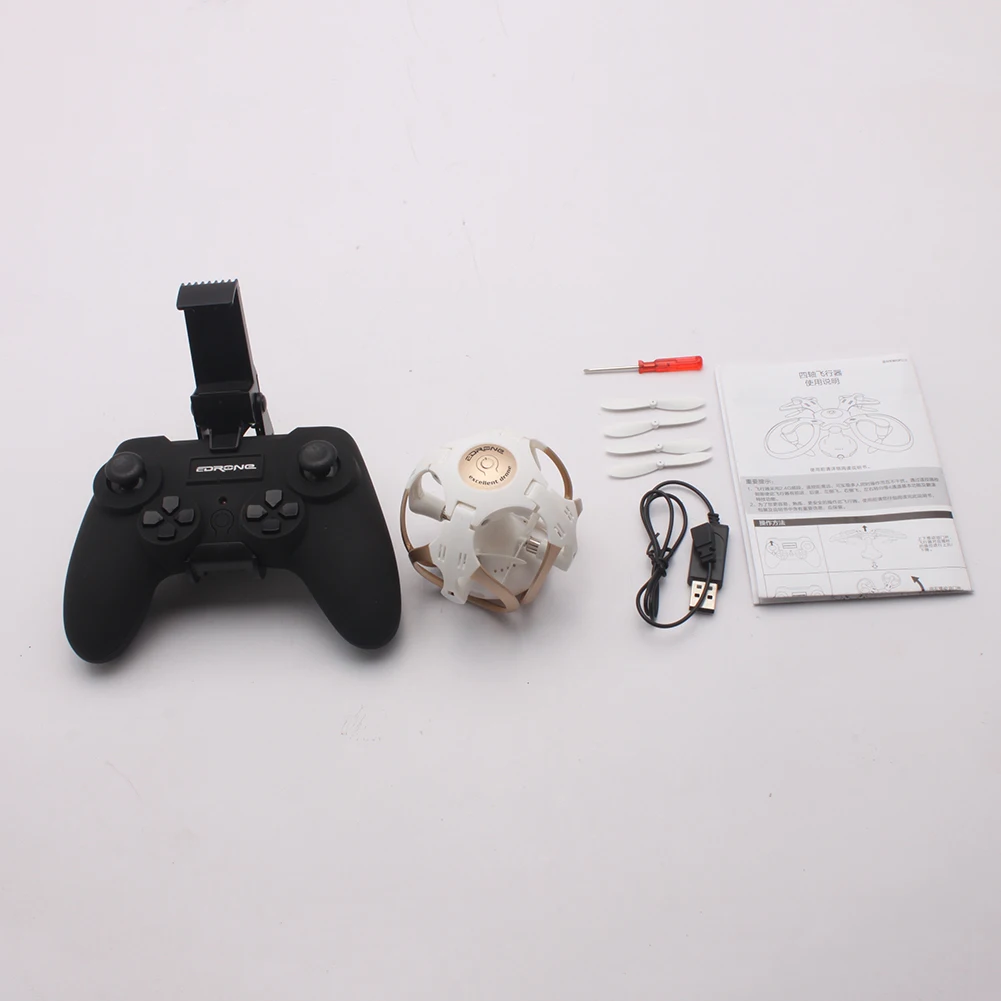 

With Remote Controller Gift Kids Toy Altitude Hold Flying Foldable Drone Stable Flight Mini LED Lights Portable RC Quadcopter