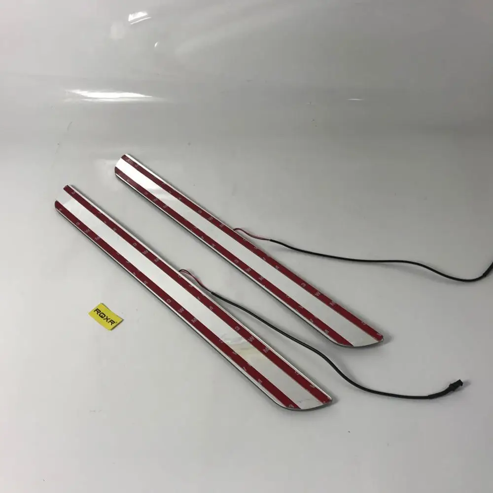 

RQXR Threshold led bar door sill plate scuff for Peugeot 3008 dynamic trim welcome light Infrared sensor