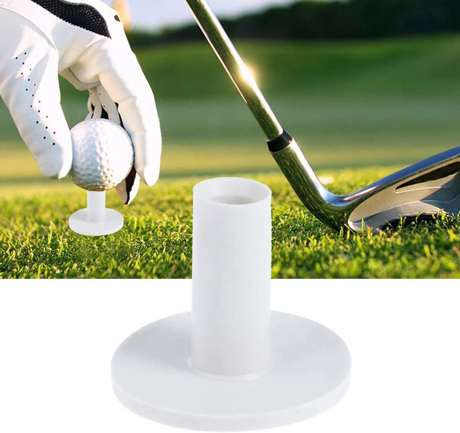 6 шт Ти для гольфа резиновая тренировочная площадка Практика Учебное пособие