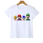 Забавная летняя брендовая 3d-одежда, креативная футболка для мальчиков и девочек, детская одежда, футболка, брендовые Детские футболки с коротким рукавом, топы