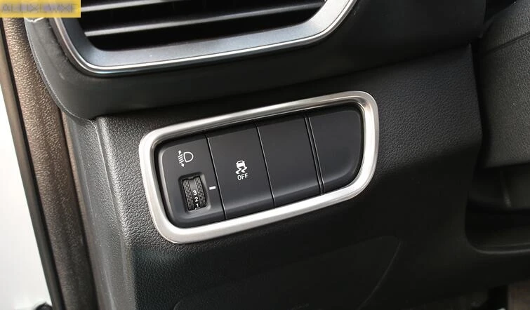 Автомобильные аксессуары для hyundai santa fe ix45 передняя фара кнопка переключения лампы литья крышка комплект отделка