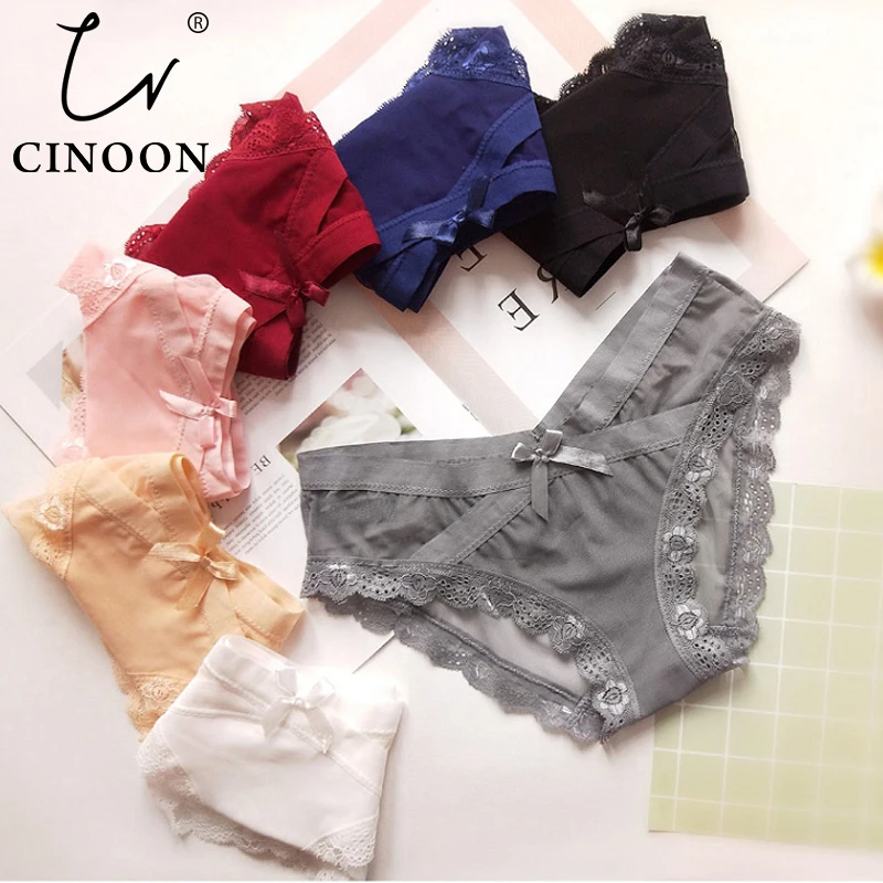 CINOON, сексуальные трусики, уникальный дизайн, низкая посадка, хлопок, трусы, сплошной цвет, женское нижнее белье, модное нижнее белье, шесть цветов
