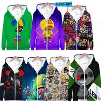 3 to 13 years kids cartoon ling game star hero crow hoodies sweatshirt boys girls harajuku jacket coat children clothes