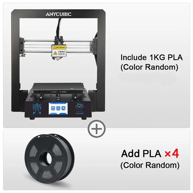 I3 Mega Add 4KG ANYCUBIC I3 Мега 3d принтер жесткая металлическая рамка размера плюс TFT сенсорный экран решетчатая платформа настольная насадка DIY Набор 3d Принтер Комплект - Цвет: I3 Mega Add 4KG