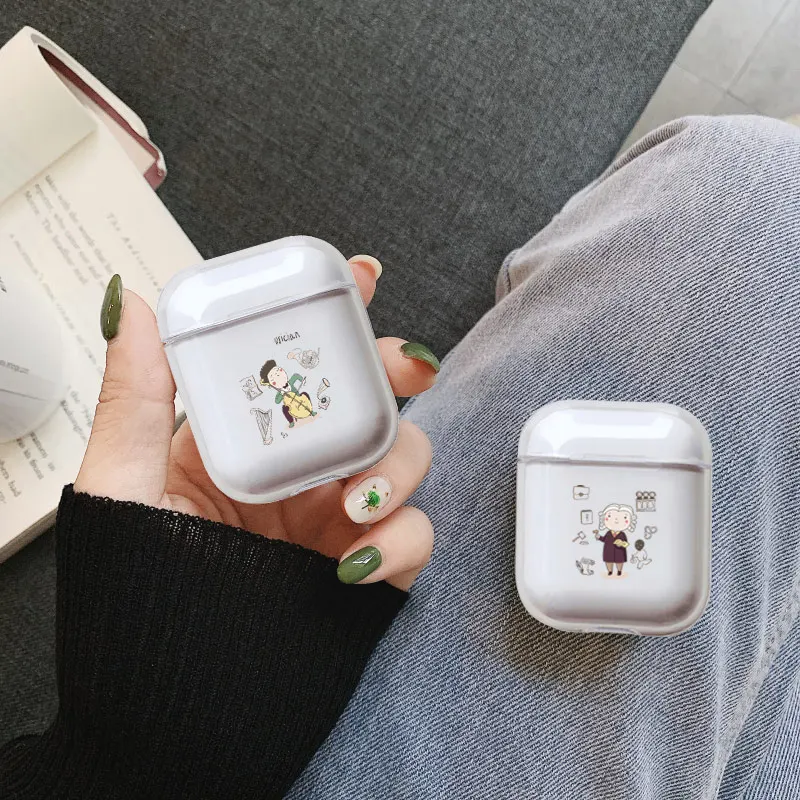 Симпатичный чехол для профессиональных наушников Apple airpods мультяшных Bluetooth Airpods