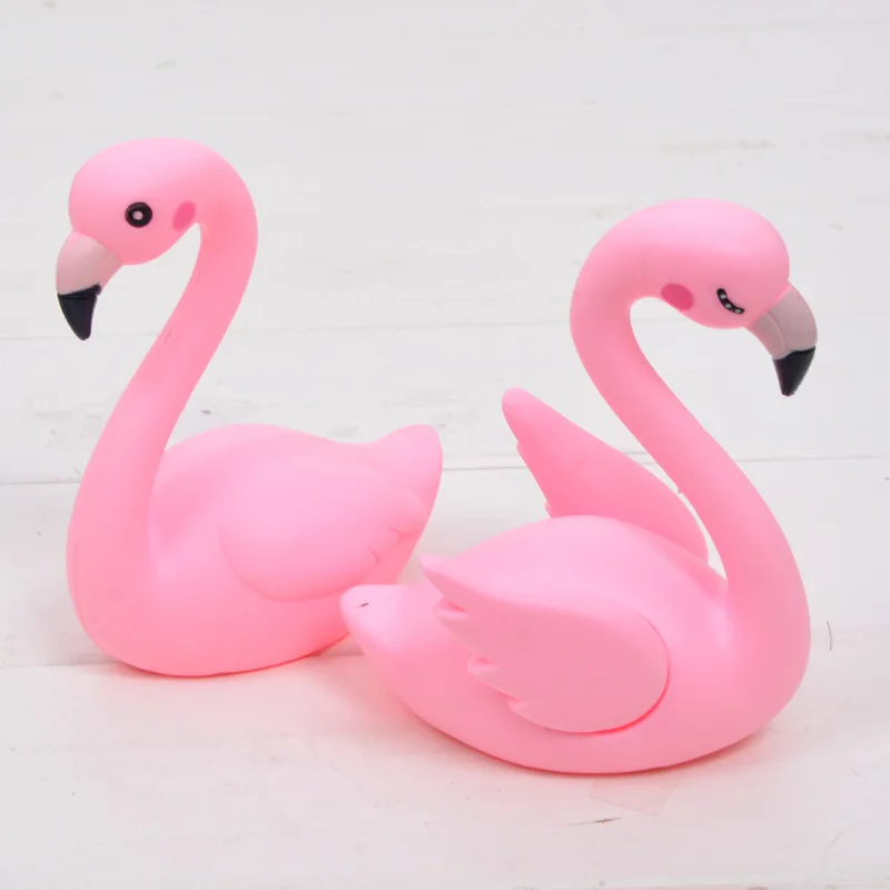 

Украшения для выпечки, торта Пластик Фламинго творческий торт ко дню рождения украшения, летние вечерние в гавайском стиле вечерние аксесс...