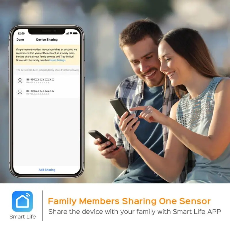 

Tuya Smart WIFI Door Magnetic Alarm Detector Independent Magnetic Sensor Open/Closed Detectors Compatible With Alexa Google Home