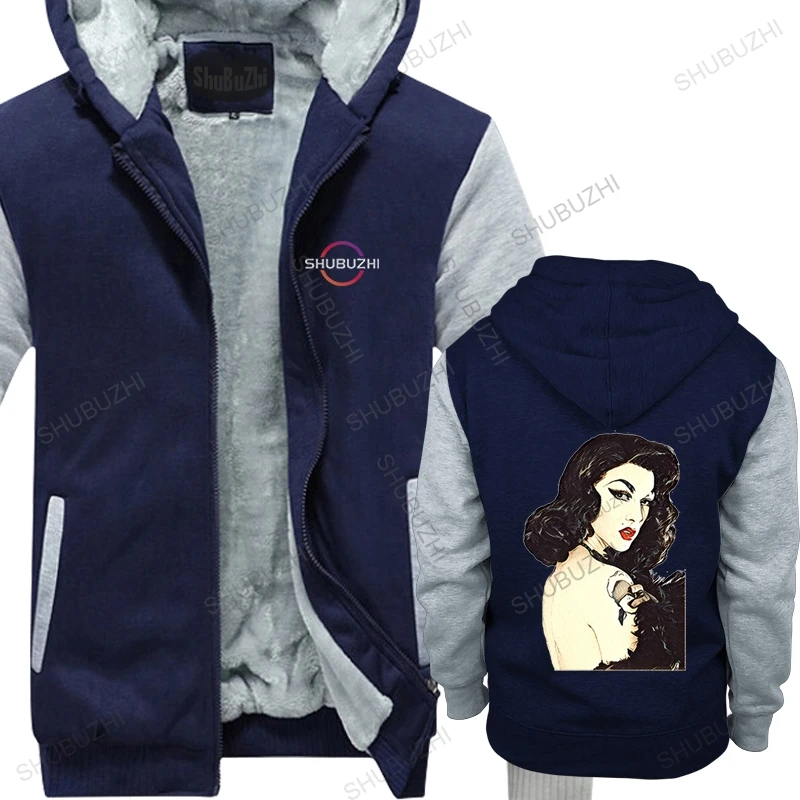 

Men thick pullover hoodies new arrived Violet Chachki design men hoodie creative simple casual man brand hoody fleece jacket