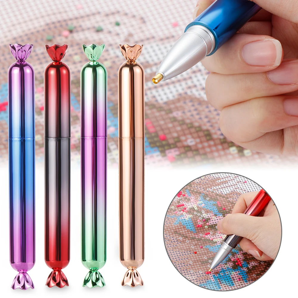 Candy Shape Gradient Color 5D Diamond Painting Point Drill Pen DIY Crafts Cross Stitch Sewing Accessories Nail Art Tools | Красота и