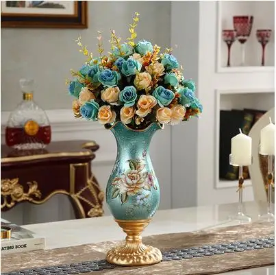 Красивая свадебная Рождественская ваза украшение для дома модный простой цветок