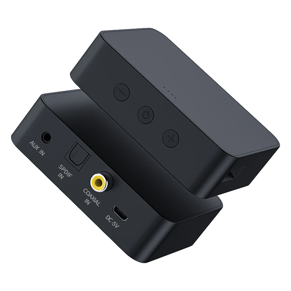 

YET-T6 Bluetooth-compatible 5.0 Audio Transmitter 3.5mm AUX SPDIF RCA TF Card Wireless HiFi Music Audio Adapter For Car TV PC